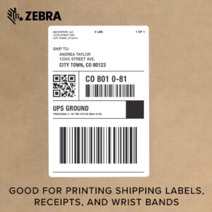 ZEBRA ZD620d Direct Thermal Desktop Printer 300 dpi Print Width 4 in Ethernet Serial USB ZD62043-D01F00EZ