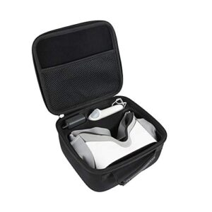 hermitshell travel case fits oculus go standalone virtual reality headset (black)