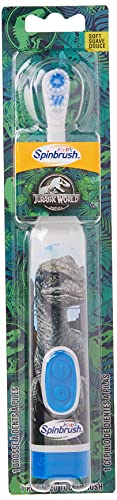 Arm & Hammer Spinbrush Kids Battery Powered Toothbrush, Jurassic World, Design May Vary