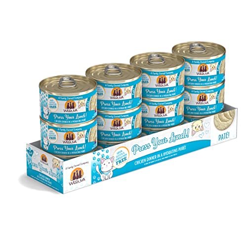 Weruva Classic Cat Paté, Press Your Lunch! with Chicken, 3oz Can (Pack of 12)