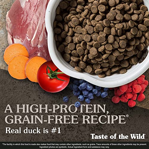 Taste of the Wild Wetlands Grain-Free Dry Dog Food with Roasted Duck 28lb