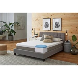 slumber solutions essentials 12-inch gel memory foam mattress medium white queen