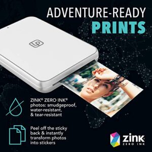 Lifeprint Ultra Slim Printer | Portable Bluetooth Photo, Video & GIF Instant Printer with Video Embed Technology, Editing Suite & Social App for iOS and Android | 2x3 ZINK Zero Ink Sticky-Back Film