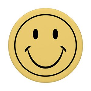 HAPPY FACE - SMILE - RETRO 70'S GRAPHIC PopSockets PopGrip: Swappable Grip for Phones & Tablets