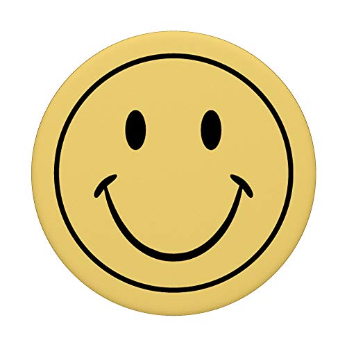 HAPPY FACE - SMILE - RETRO 70'S GRAPHIC PopSockets PopGrip: Swappable Grip for Phones & Tablets