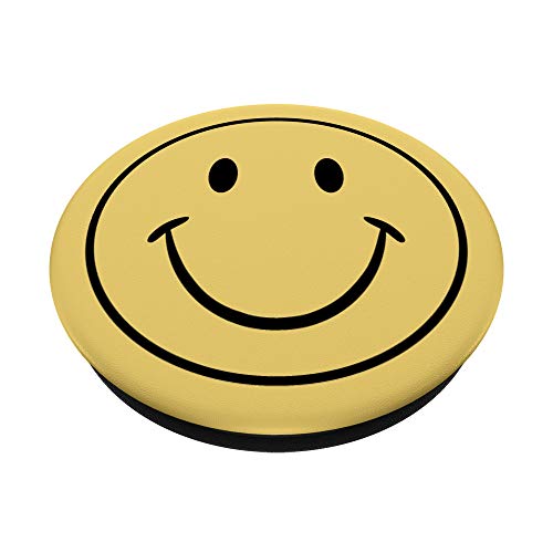 HAPPY FACE - SMILE - RETRO 70'S GRAPHIC PopSockets PopGrip: Swappable Grip for Phones & Tablets