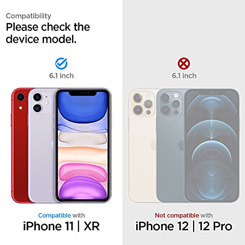 Spigen Tempered Glass Screen Protector [GlasTR EZ FIT] designed for iPhone 11 / iPhone XR [6.1 inch] [Case Friendly] - 2 Pack