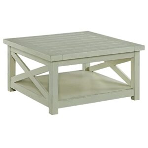 seaside lodge white coffee table by home styles