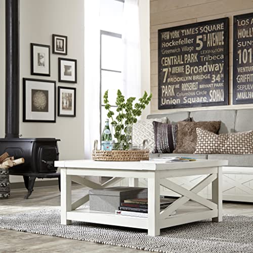 Seaside Lodge White Coffee Table by Home Styles