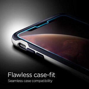 Spigen Tempered Glass Screen Protector [GlasTR EZ FIT] Designed for iPhone XS/iPhone X - Sensor Protection / 2 Pack