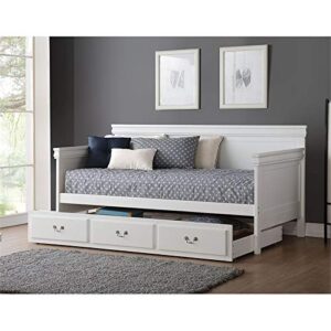 acme furniture bailee daybed, white