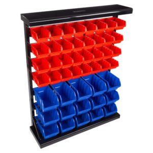 stalwart 75-st6079 orage rack organizer- wall mountable container with removeable drawers for tools, hardware, crafts, office supplies and more by stalwart