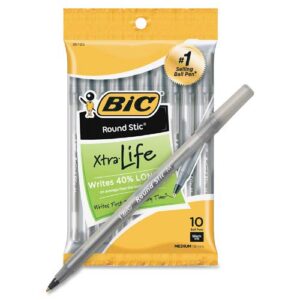 bic xtra life pens 10 pack of bic quality black pens