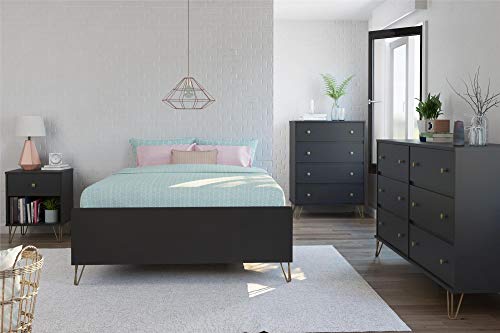 Novogratz Owen 6 Drawer Dresser, Black