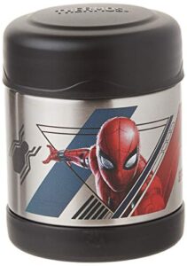 thermos funtainer 10 ounce food jar (spiderman black)