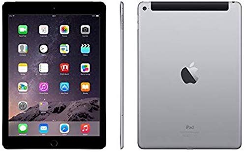 Apple Ipad Air 2 64GB Factory Unlocked (Space Gray, Wi-Fi + Cellular 4G) Newest Version (Renewed)