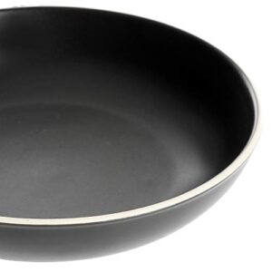 Gibson Soho Lounge Soho Lounge Dinnerware Set, 9.7" Serving Bowl, Matte Black