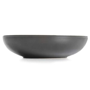 Gibson Soho Lounge Soho Lounge Dinnerware Set, 9.7" Serving Bowl, Matte Black