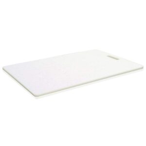 glad white extra large cutting chopping board | dishwasher safe | non porous, easy to clean, gentle on knives, 16.25 x 10.25
