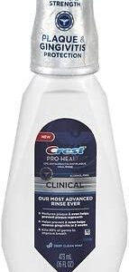 Crest Pro-Health Clinical Oral Rinse Deep Clean Mint - 16 oz, Pack of 3