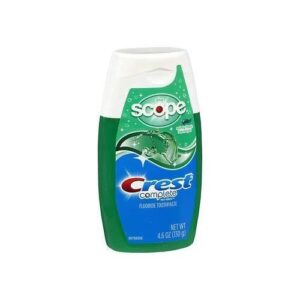 crest plus scope toothpaste liquid gel minty fresh - 4.6 oz, pack of 2