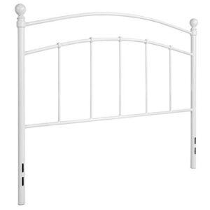 Flash Furniture Woodstock Decorative White Metal Full Size Headboard