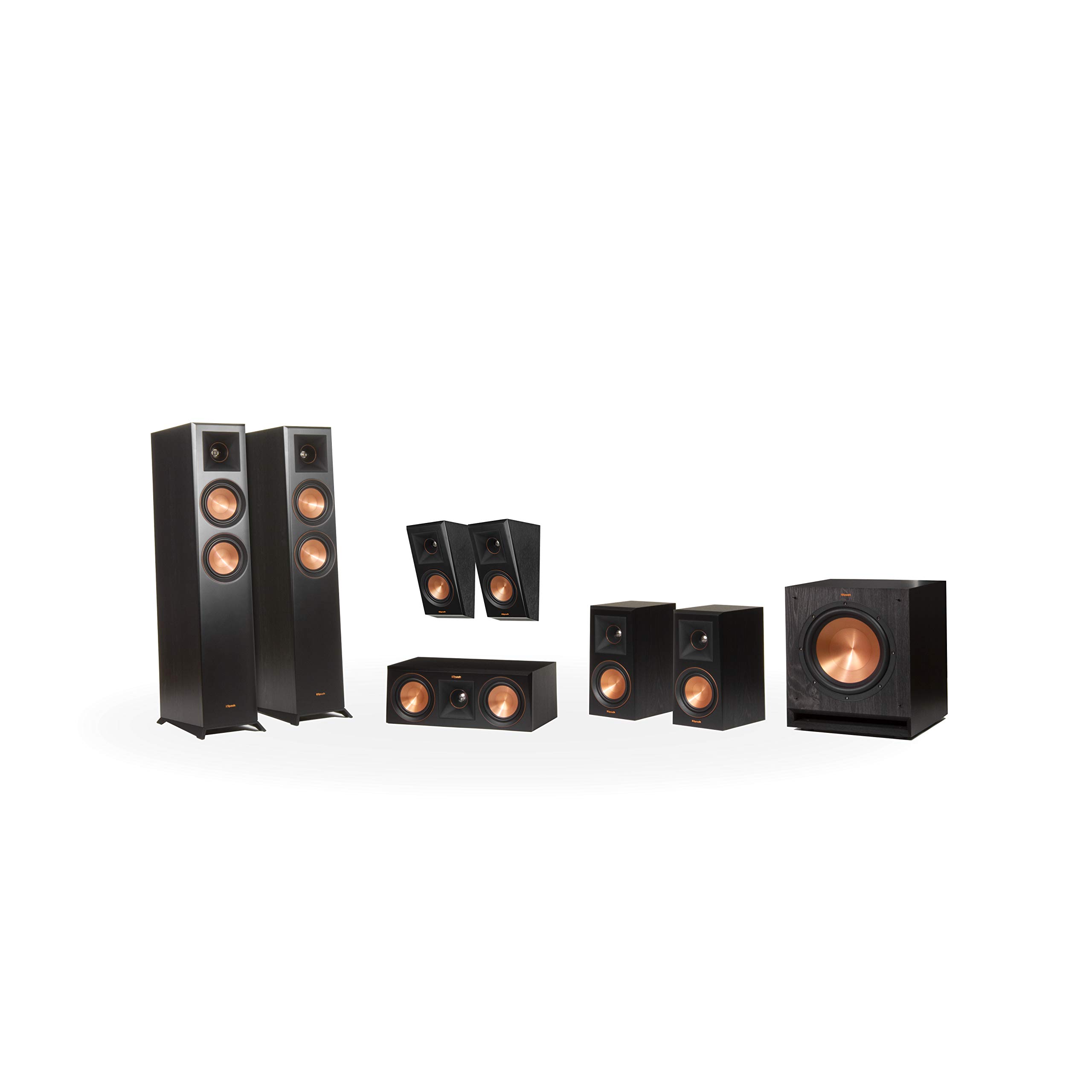 Klipsch RP-5000F 7.1 Home Theater System - Ebony