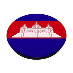 Cambodia Flag PopSockets PopGrip: Swappable Grip for Phones & Tablets