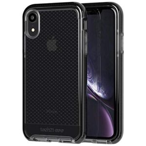 tech21 evo check apple iphone xr with 12 ft drop protection - smokey/black