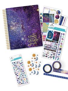 paper house productions set-0010 stargazer accessory bundle-includes 18 month undated planner 3 sticker styles washi tape