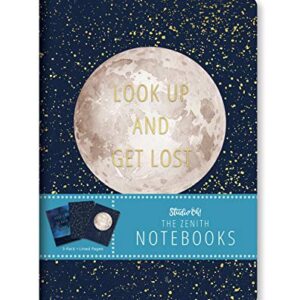 Notebook Trio by Studio Oh! - Set of 3 - The Zenith - 5.75" × 8.25" - 3 Coordinating Cardstock Cover Designs - 80 Lined Pages - for School, Work & Home