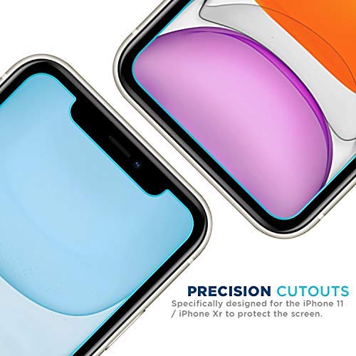 Tech Armor HD Clear Film Screen Protector Designed for Apple iPhone 11 and iPhone Xr 6.1 Inch 4 Pack 2019