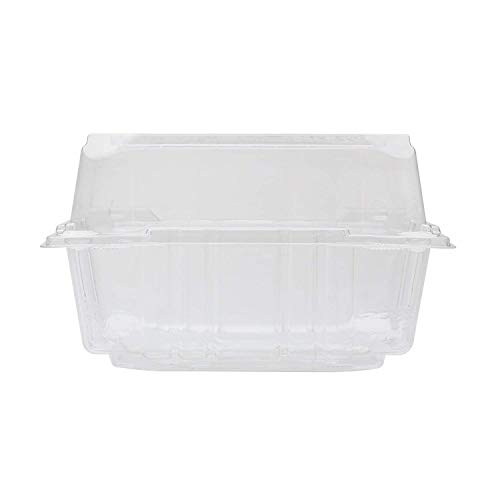 Karat FP-HC66PET-1C 6''X 6'' Pet Hinged Containers (Case of 500)