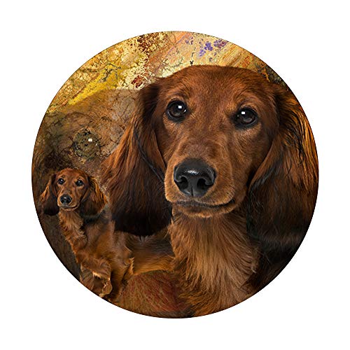 Dachshund Dog Design for Dog Owners PopSockets PopGrip: Swappable Grip for Phones & Tablets