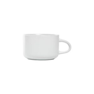 10 Strawberry Street Wazee Matte Coupe Dinnerware Pack of 16, White