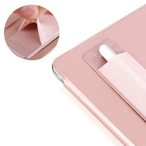 Spessn Compatible for Pencil Holder Sticker, Elastic Lycra Stylus Pocket iPad Screen Pen Protective Pouch Adhesive Sleeve for Pencil - Rose Gold