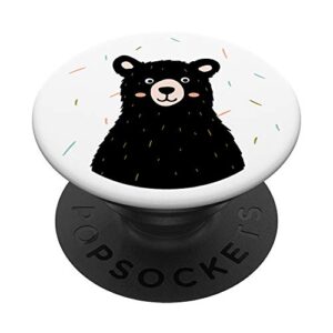 bear pop socket popsockets popgrip: swappable grip for phones & tablets