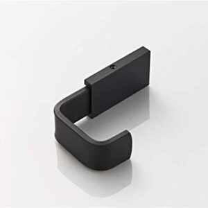 Flybath Coat Hook Brass Robe Towel Hooks Contemporary Style Matte Black Finish Wall Mounted - 1 Pack