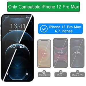 Battery Case for iPhone 12 Pro Max, Newest 8500mAh Rechargeable Portable Charging Case Compatible with iPhone 12 Pro Max (6.7 inch) Extended Battery Pack Protective Charger Case with Carplay (Black)