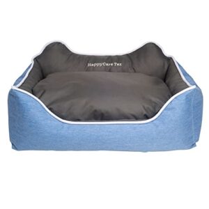 long rich rectangle high back pet bed, by happycare textiles