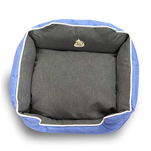 long rich Rectangle high back Pet Bed, By Happycare textiles