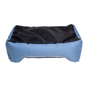 long rich Rectangle high back Pet Bed, By Happycare textiles