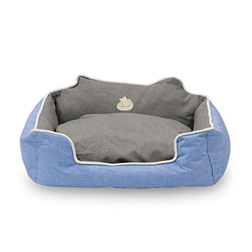 long rich Rectangle high back Pet Bed, By Happycare textiles