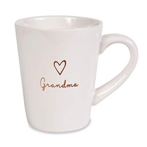 Pavilion Gift Company Stoneware 19561 Grandma Cup, 15 oz, Cream