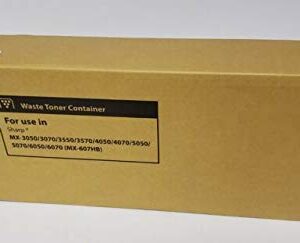 Technica BrandⓇ Compatible Waste Toner Container Box MX607HB MX-607HB, MX601HB, MX-601HB for Use in MX2630 MX3050 MX3070 MX3550 MX3570 MX4050 MX4070 MX5050 MX5070 MX6050 MX6070