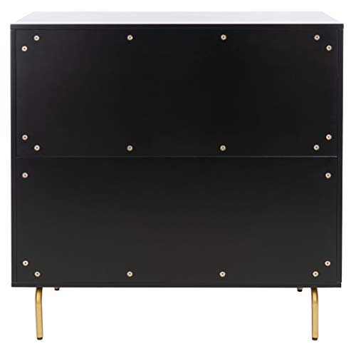 Safavieh Home Genevieve Black Modern 3-drawer Dresser