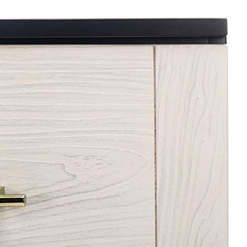 Safavieh Home Genevieve Black Modern 3-drawer Dresser