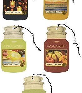 Yankee Candle Car Jars 6 Assorted Variety Scents Paperboard Bundle (Spring and Summer)