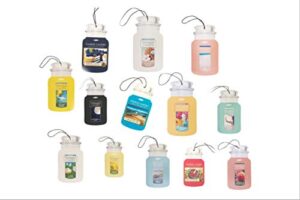 yankee candle car jars 6 assorted variety scents paperboard bundle (spring and summer)