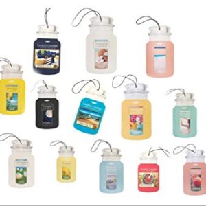 Yankee Candle Car Jars 6 Assorted Variety Scents Paperboard Bundle (Spring and Summer)